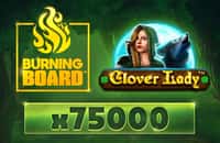 game clover-lady-burning-board
