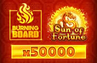 game sun-of-fortune-burning-board