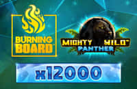 game mighty-wild-panther-diamond-burning-board
